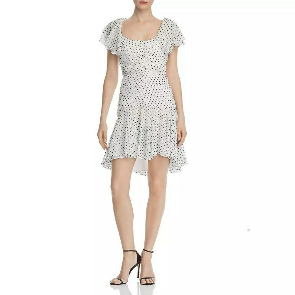 Bardot Jessi Ruched & Ruffled Party Dress